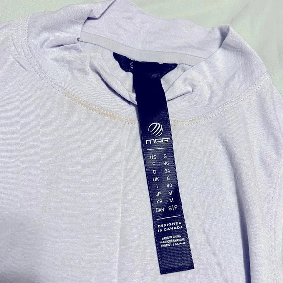 MPG Women's Lilac Florence Sports Cashmere Blend Tank Size Small - Picture 2 of 10